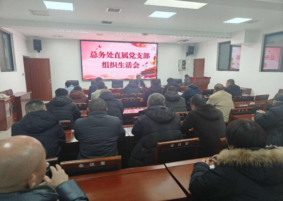 总务处直属党支部召开2024年度组织生活会